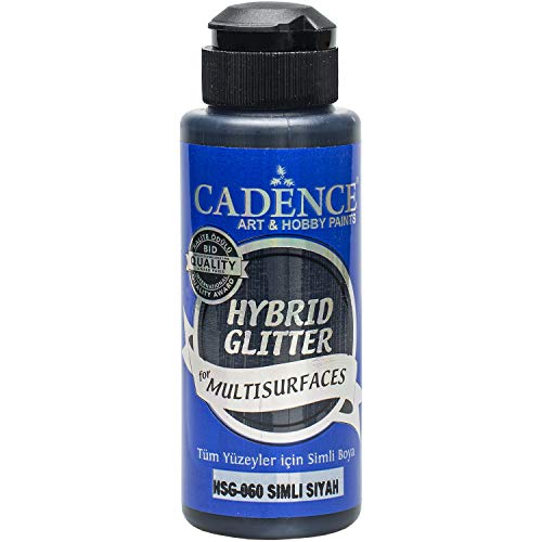 Cadence Hybrid Glitter Black 120ml