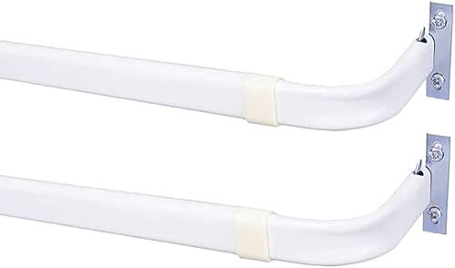 Blu-Pier Tech Heavy Duty Single Rod,Lock Seam Curtain Rod 28