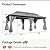 LAUSAINT HOME Outdoor Patio Gazebo 10'x20' with Expansion Bolts, Heavy Duty Party Tent & Shelter with Double Roofs, Mosquito Nettings and Privacy Screens for Backyard, Garden, Lawn, Smoke Grey