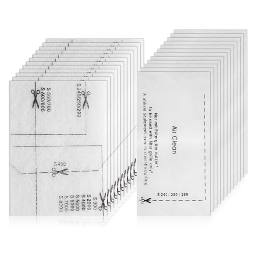 Staubsauger Filter für Miele Complete C1/C2/C3 24 Stück Motorschutzfilter und Abluftfilter Filter Staubsauger Filter für Miele S200-S899 S2000-S8999 Dynamic U1 Compact C1/2 Classic C1