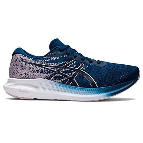 ASICS Women's EvoRide 3 Running Shoes, 9, MAKO Blue/Pure Silver