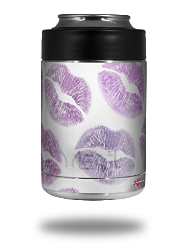 Purple Lips - Decal Style Skin Wrap fits Yeti Rambler Colster and RTIC Can (Cooler NOT Included)