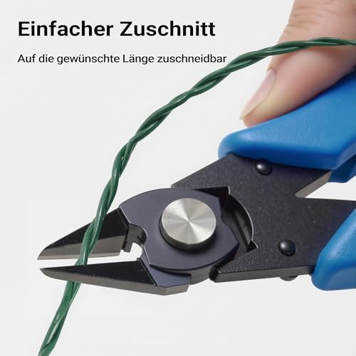 Wiltec Gartenzaun 0,65 x 10 m grün, Maschendrahtzaun Stahl PVC-beschichtet, Drahtzaun 9 x 15 cm Maschen, Zaun für Garten, Maschenzaun einfache Montage