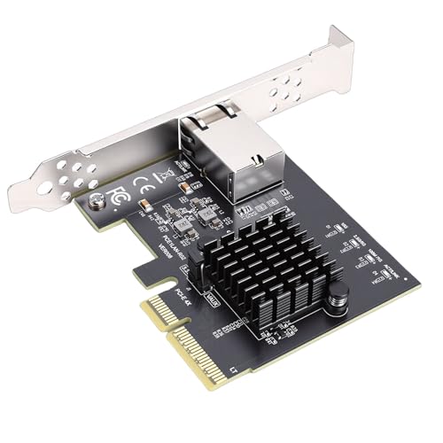 Tarjeta de Red PCIe 10Gbps Adaptador Ethernet de Alta Estabilidad para PC y Servidor, Adaptador PCIe 10Gbps para Windows Linux miniatura 2