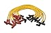 ACCEL 4056 Super Stock Spark Plug Wire Set - 8mm - Custom with Graphite Core - Yellow with HEI Stock Style Boots