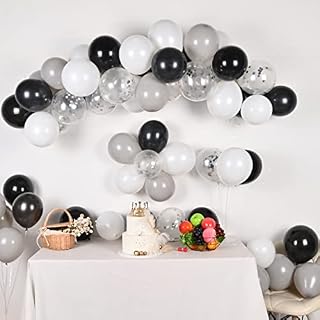 Yellow Red Balloons Black Balloon,50pcs Mouse Color Balloons Latex Helium Confetti Balloons Party Decorations for Birthday Baby Shower Wedding