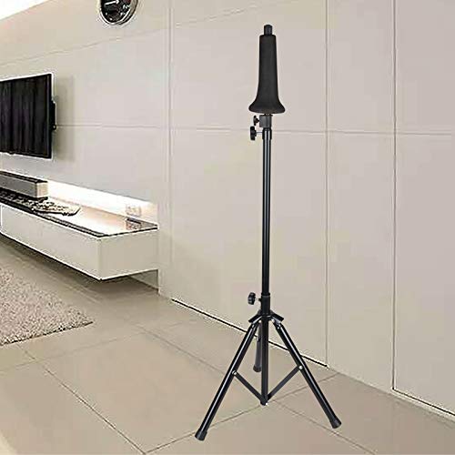 Trombone Stand Portable With Cushioned Bell Mount, Black Finish #TOP7