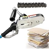 Large champ d'application : idéal pour l'industrie de l'impression, les stations de tri des déchets MRF et les lignes de production. Cet outil excelle dans l'élimination ou le déchiquetage des déchets de carton et de papier ondulé, ne nécessitant qu'un compresseur d'air pour le fonctionnement, sans besoin de tension spécifique, ce qui en fait une solution polyvalente pour la gestion des déchets.