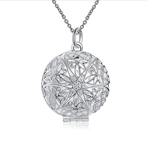 Collier fête de mariage avec pendentif cadre photo rétro pour femme