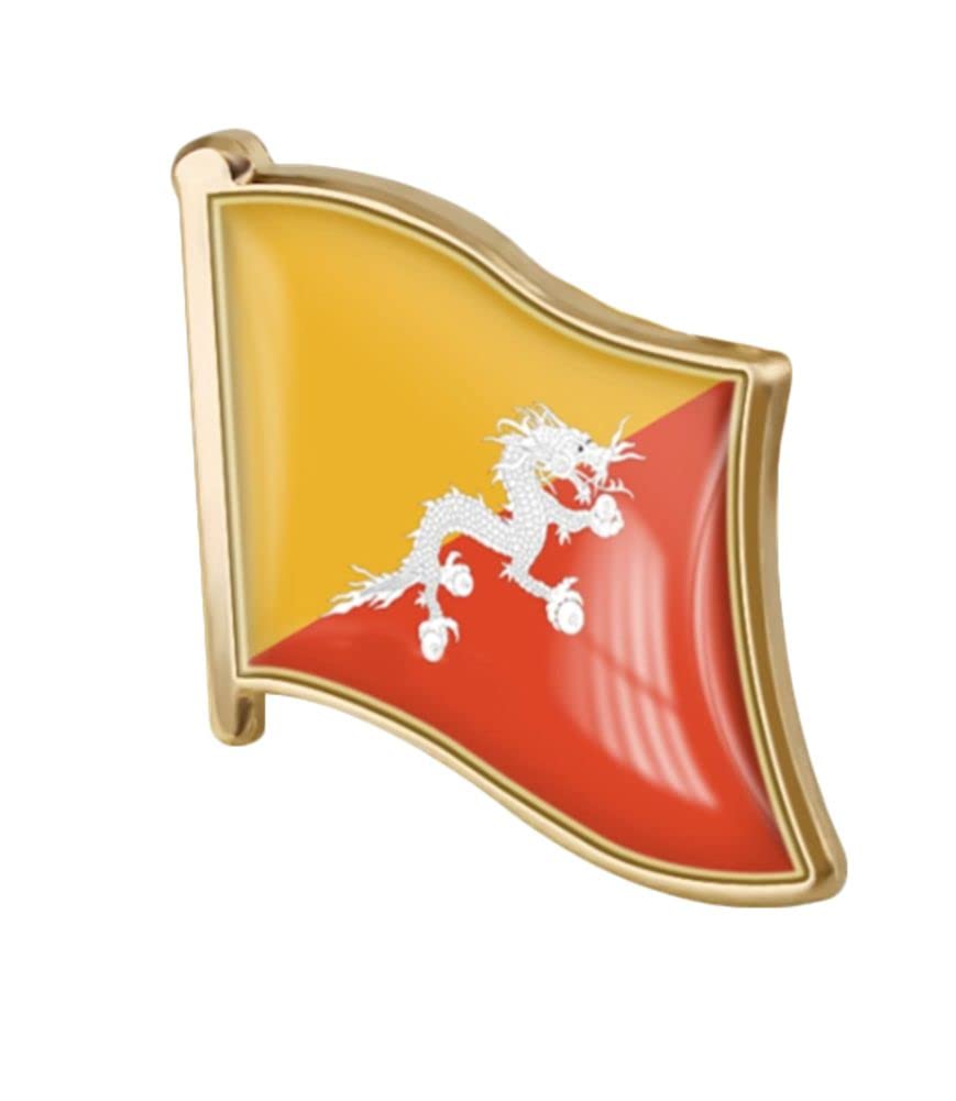 vmcoatdu Country Flag Pin Badge International Travel Brooch Metal Alloy Souvenir Pin for Hat Clothes Backpack