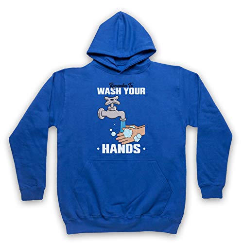 Sweat a capuche adultes vêtement chaud en taille Large bleu pour l'hiver