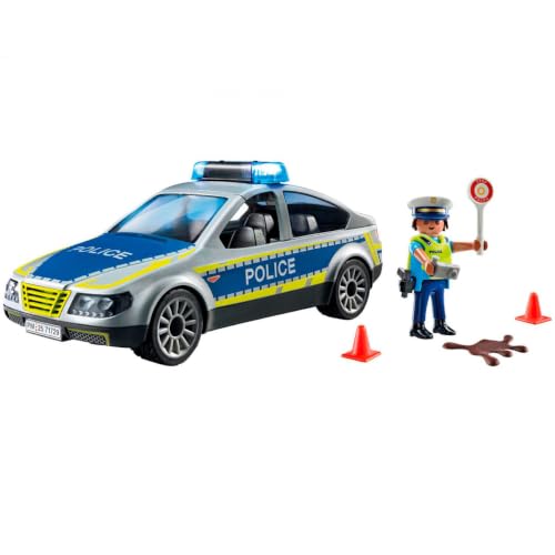 Miniatura 4 de PLAYMOBIL | Action Heroes | Patrulla de Policía | Coche de Policía | Coche de Juguete | Juguete para niños y niñas a Partir de 4 años | 71729