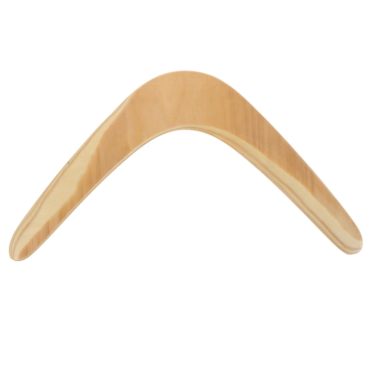BESPORTBLE Boomerang Flying Disk - Handmade Outdoor Toy Made of Natural Wood for Garden, Park & Family Fun, Ideal for Children from 3 Years