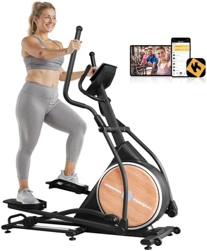 FEIERDUN Home Gym Elliptical Machine -Quiet Magnetic Driving Syst...