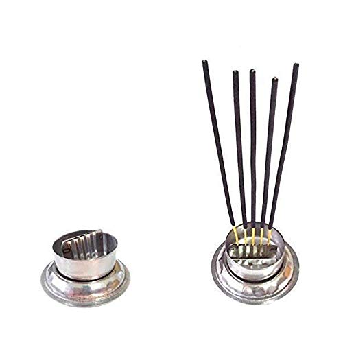 Stainless Steel Incense Holder For Incense Stick Tower Shaped Incense Ash Catcher Indoor Outdoor Use Steel Agarbatti Stand Incense Burner Holder For Positive Energy #TOP4