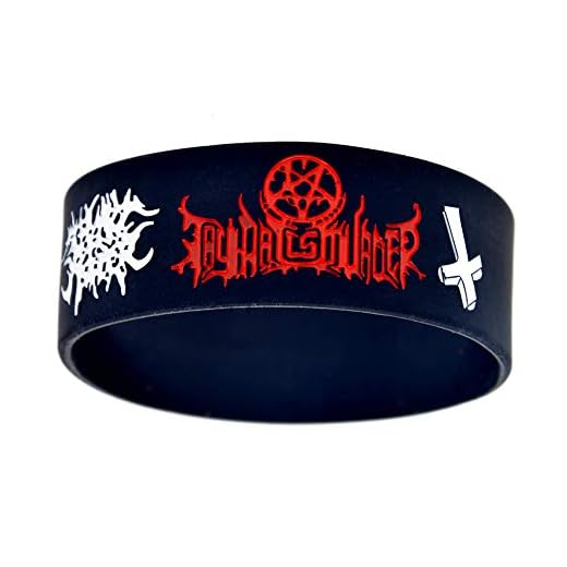 ZBDuDu 2 st silikonarmband THY Art Is Murder Band Silikonarmband 2,54 cm Star Sports Armband