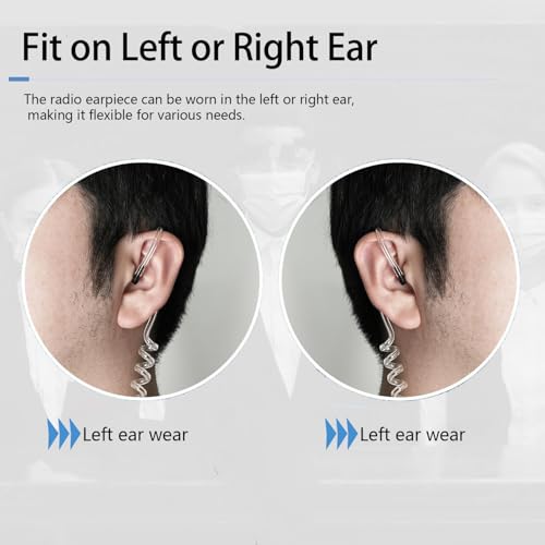 Image of Retevis Walkie Talkie Earpiece with Mic, for RT22 /RT21 /RT68 /H777 /RT86