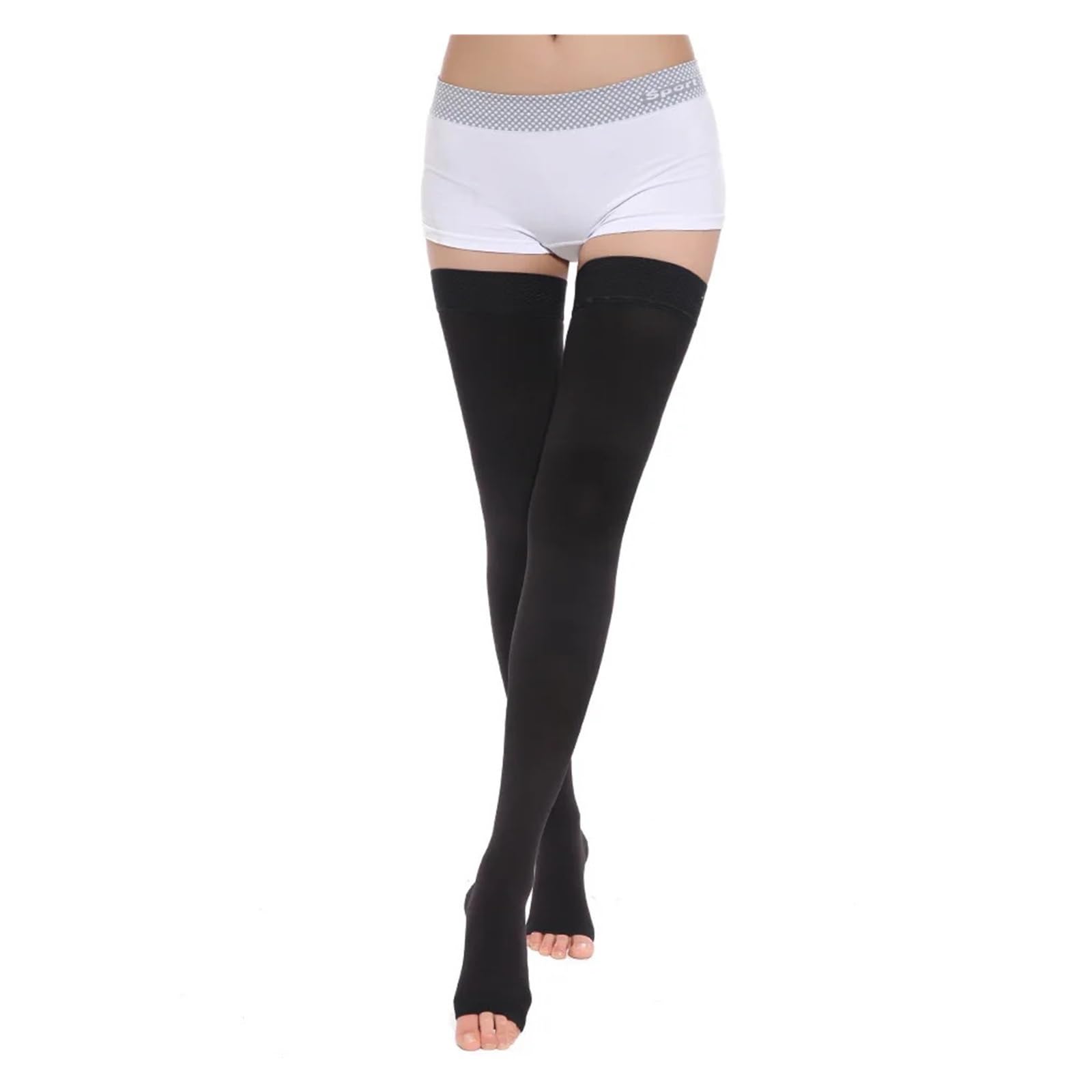 Calze a compressione trasparenti Calzini a compressione velati da donna 1 paio