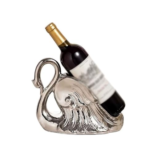 Soporte para botellas de vino moderno creativo cisne miniatura 1
