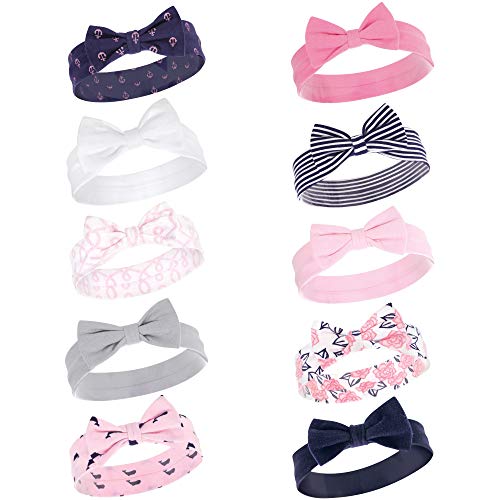 Image of Hudson Baby Cotton and Synthetic Headbands, Size 0-24 Months
