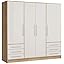 Forte Möbel Armoire En Bois De Chêne Sonoma Grande Taille
