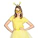 Funcredible Bumble Bee Headband and Bee Sunglasses - Bumble Bee Antenna Headband - Bumble Bee Halloween Costume - Bumblebee Costume Accessories for Kids and Adults