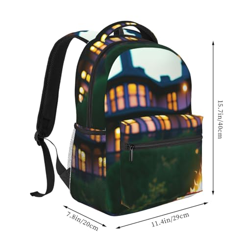 Sac à dos décontracté grande capacité avec compartiment ordinateur portable - 2