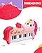 Givzan Unicorn Toddler Piano Keyboard Toy, 24 Keys Kids Piano for 3+ Girls Boys, Multifunctional Musical Toys with 4 Instrument Sounds, Educational Baby Birthday