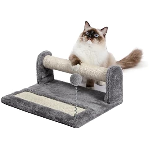 Soporte y cojín para rascar con Juguetes para Gatos Cover