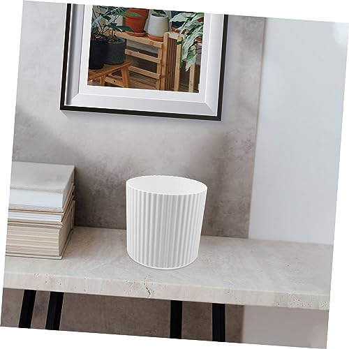 Image of Ciieeo Compact Uncovered Trash Can Small Plastic Desk Bin for Bedroom Bathroom Kitchen Office Mini Garbage Container Cute Waste Basket for Desktop Use
