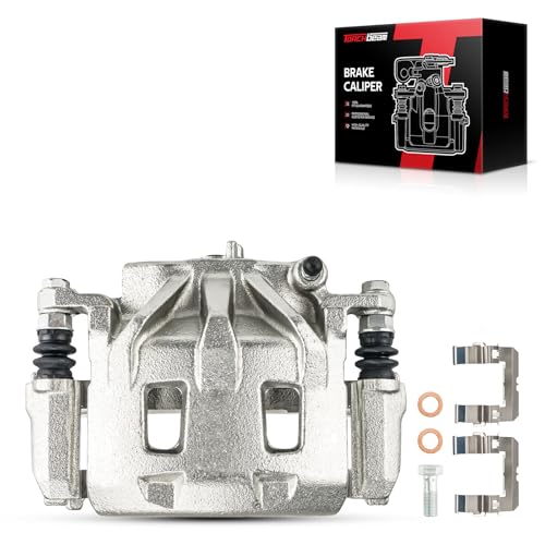 Image of Torchbeam Front Brake Caliper Right for Subaru 2015-2019 Outback, Subaru 2015-2016 2018-2021 WRX, Subaru 2010-2014 Outback 3.6L, Front Right Caliper Replace # 19B3348
