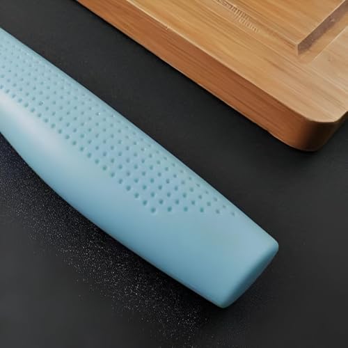 Image of Stainless Steel Professional Kitchen Knife Set, 3-Piece, Non-Slip Handle, Manual Sharpening, with Covers, for Home and Restaurant Use