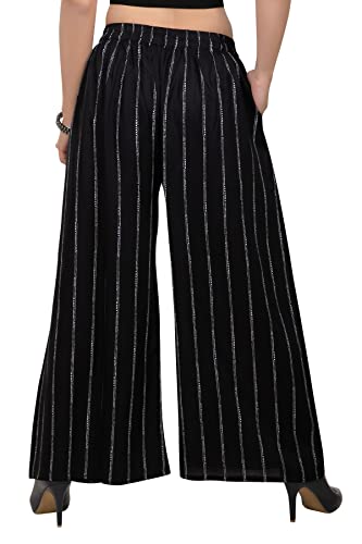 Image of ZEN Women's Solid Palazzo - 5XL - Waist Size Upto 58 (Print 3)
