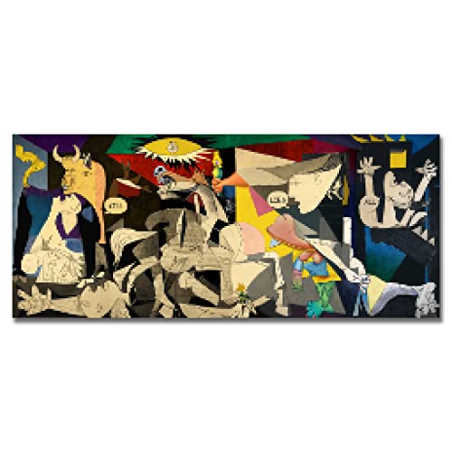 Tableau Picasso Guernica de qualité musée | Toile d'art haut de gamme sur cadre intérieur