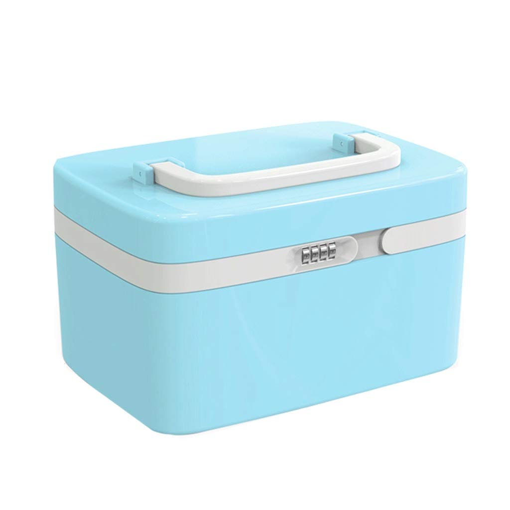 Caja de medicamentos XMING con cerradura de combinación para proteger jarabes y pastillas