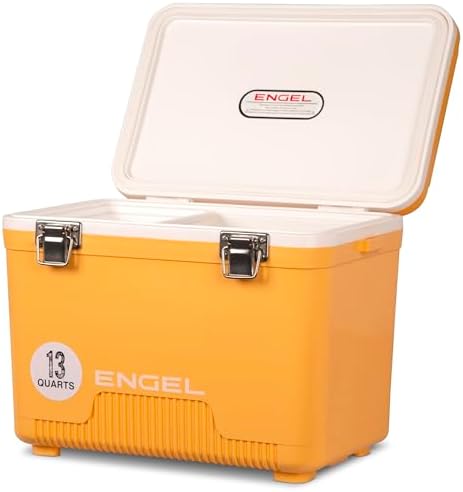ENGEL 13qt Leak-Proof, Air Tight, Drybox Cooler and Small Hard Sh...