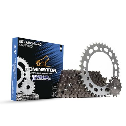 VULCAN.BOR, Kit Relação Transmissão Std Xtz150 Crosser Aço1045