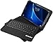 Price comparison product image Keyboard Case for Galaxy Tab A 10.1 2016, Jelly Comb Bluetooth Keyboard Case Leather Case with Rechargeable Quiet Keyboard UK Layout QWERTY for Samsung Tab A 10.1 SM-T580/T585, Black