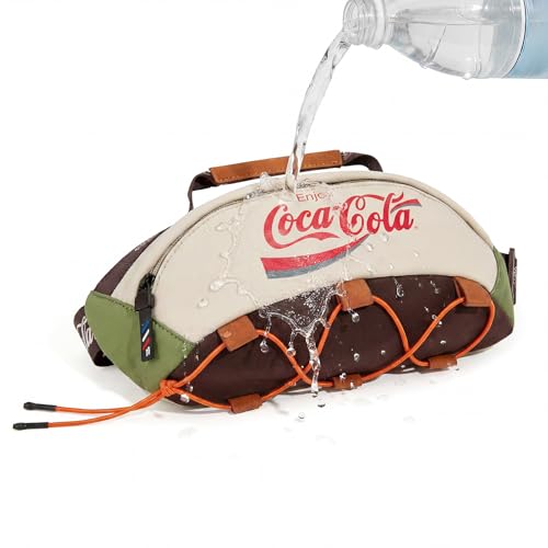 Image of Coca-Cola Fanny Pack, Water Resistant Crossbody Waist Bag with Adjustable Strap