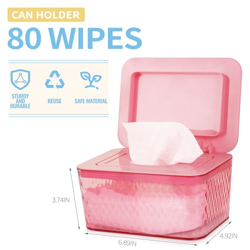 Récipient à lingettes scellées anti-dessèchement pour les soins corporels de bébé