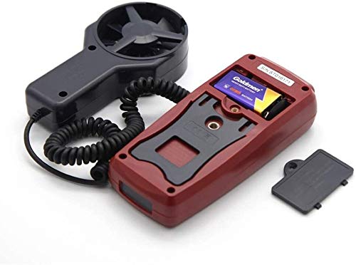 JJJ Anemometro Dingziyue Anemometro Portatile Anemometro a velocità del Vento Misura (Color