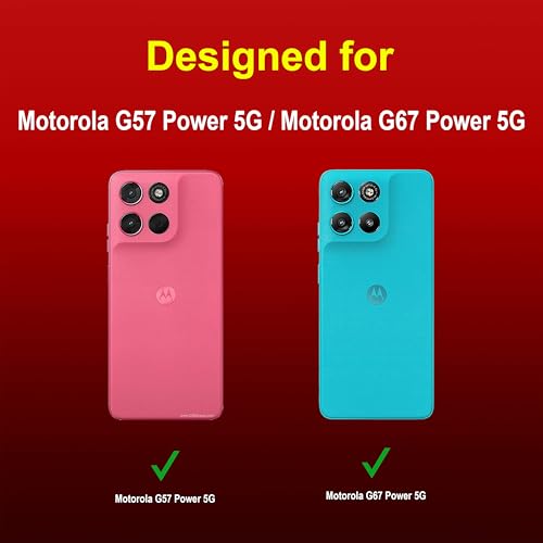 Image of amazon basics Back Case Cover for Motorola G57 Power 5G | Compatible for Motorola G57 Power 5G Back Cover | Liquid Silicon Magic Case with Camera Protection | Red