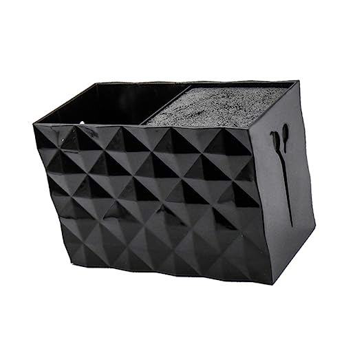 SOESFOUFU 2 Slots Hair Scissors Case Anti-slip Storage Box for Hair Clips Salon Tools