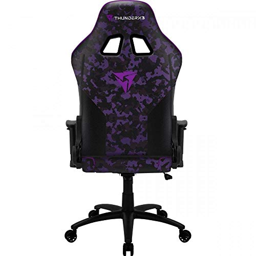 Cadeira Gamer, Thunderx3 Bc3 Camo/RX Ultra Violet Camuflada/Roxo