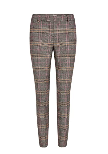Mos Mosh Hose Abbey ANSINI gerader Schnitt Bügelfalte Glencheck braun...