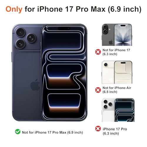 Étui iPhone 17 Pro Max rabat cuir synthétique finitions premium - 2