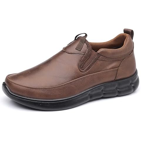 Coramtty Mens Loafers Slip on Casual Shoes Comfort Lightweight Walking Driving Business Daily Flats Outdoor Coffee 12 Cover