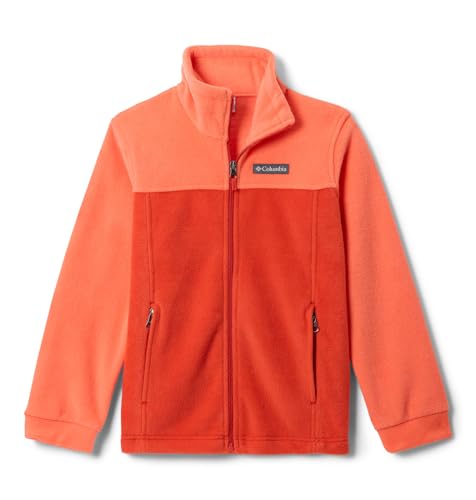 Columbia Youth Boys Steens Mountain II Fleece Jacket, Zing/Super Sonic, Small