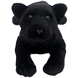 TAGLN The Jungle Animals Stuffed Plush Toys Tiger Leopard Panther Lioness Pillows (Black Panther, 16 Inch)