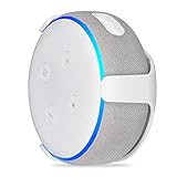 Wall Mount Compatible with Echo Dot (3rd Gen) - Mounting Alternative for Your Alexa Smart Speaker (White, 1 Pack)